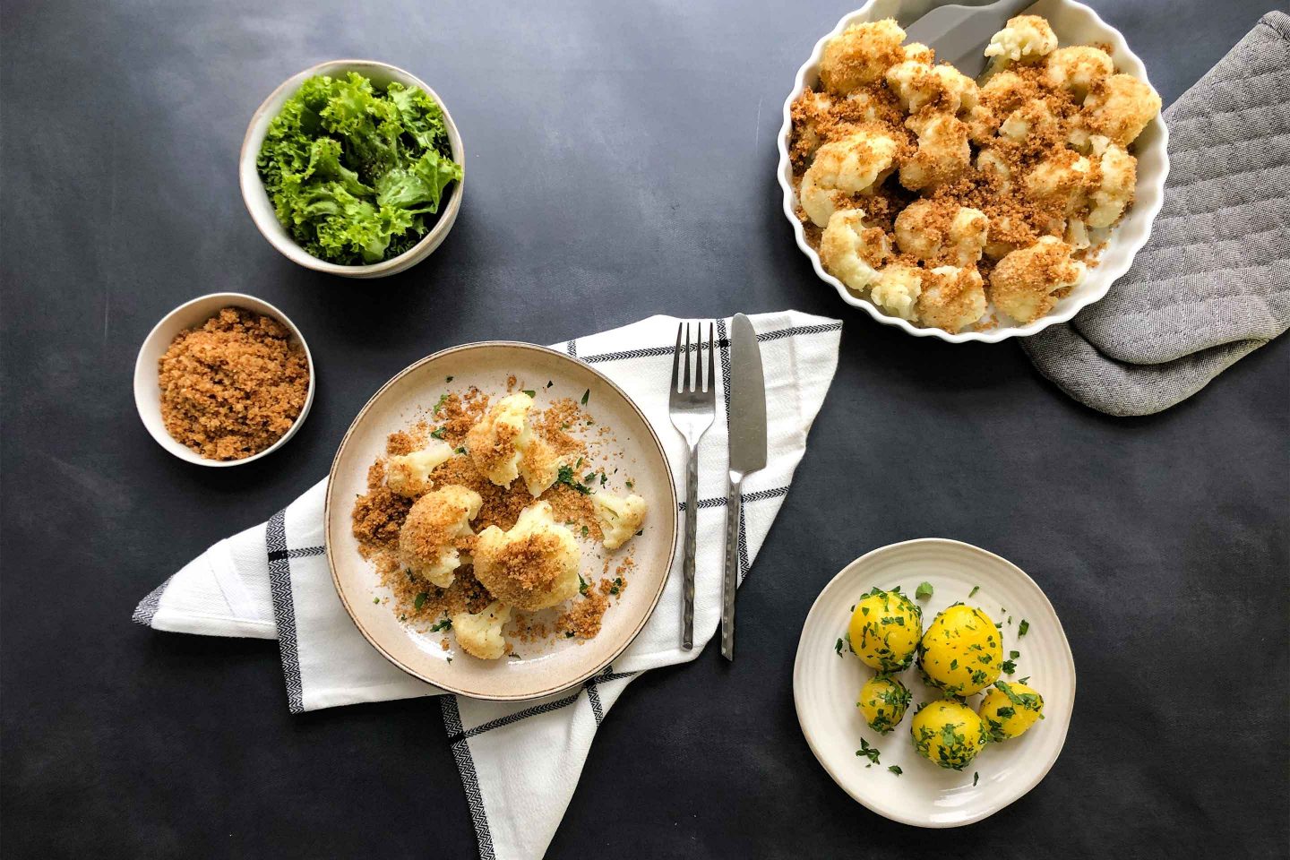 Cauliflower Breadcrumbs Website