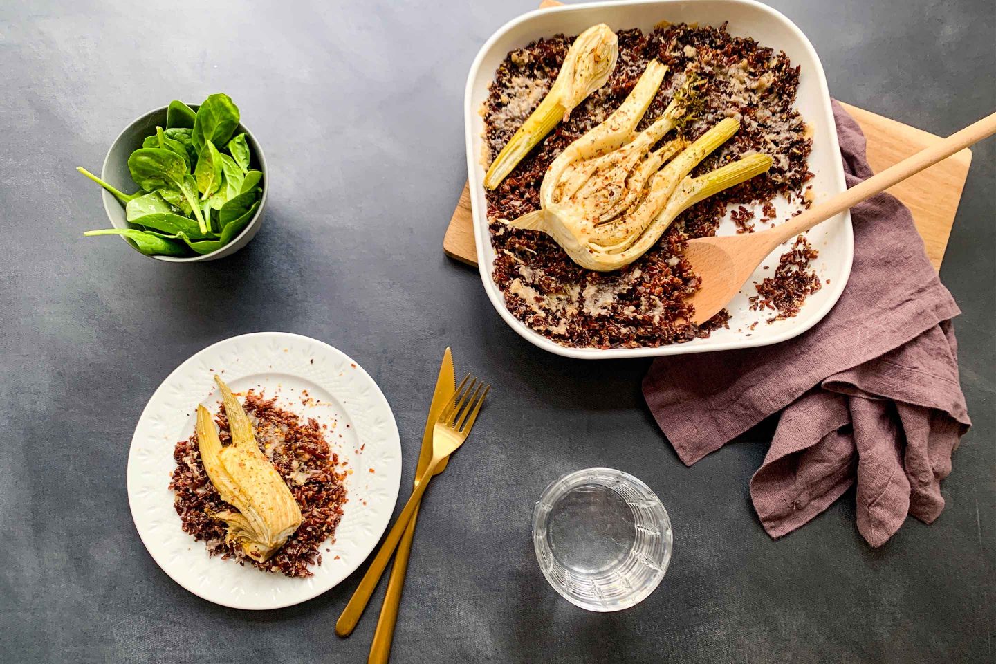 Wild Rice Fennel Gratin Website